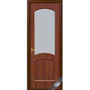 Дверь ПВХ «Интера» Аве орех (60,70,80,90х200см) фотография