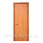 Дверь глухая ламинированая МДФ ольха, вишня, орех (60,70,80,90х200см) фото
