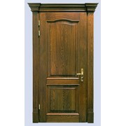Дверь деревянная цельная фото