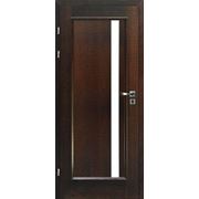 Двери межкомнатные шпонированные «Брама» серии Контур мод. №44.5 цвет Дуб каштан (Дуб коньяк) фотография