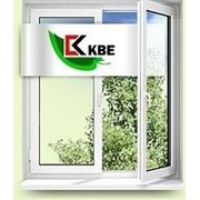 Окна ПВХ из профиля KBE Эксперт 1150х1400 (окно двухсекционное одностворчатое поворотно-откидное). фото