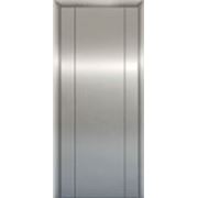 Двери межкомнатные элитные Софья Серебристый металлик (аллюминиевая фольга - 0,3 мм) 16 фотография