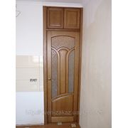Дверь деревянная “Лотос“ с антрисолью фото