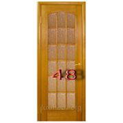Двери №48 межкомнатные деревянные со стеклом фото