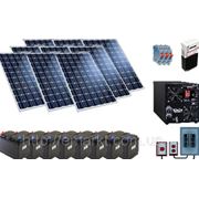 4 кВт Автономная, резервная система электропитания на солнечных батареях вырабатывает до 690 кВт в месяц фото