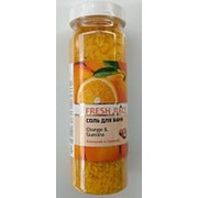Соль для ванн Fresh Juice апельсин и гуарана, 700 гр