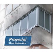 Алюминиевая рама на балкон \ Раздвижная балконная рама