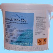 Химия для бассейнов (дезинфекция бассейнов) FreshPool Шок хлор в таблетках (50 кг) фотография