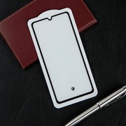 Защитное стекло Krutoff, для Huawei P30, полный клей, черная рамка фото