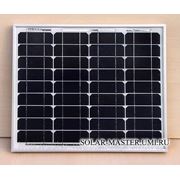 Солнечная панель монокристаллическая 30 Вт 12В