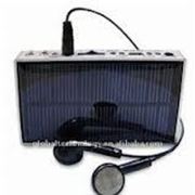 Солнечная зарядка на 2000 мАч с радио FM , светодиодным фонариком, UV -детектором денег фото