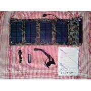 Солнечное зарядное устройство (зарядка) для сматрфона планшета 7W 5.5V 1.27 A SUN777-T7 (поликремний) фото