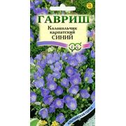 Цветы многолетние семена Колокольчик Карпатский синий серия Альпийская горка фотография