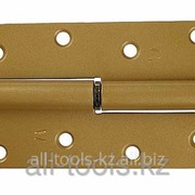 Петля накладная стальная ПН-110, цвет золотой металлик, правая, 110мм Код: 37653-110R фотография