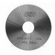 Фрезы дисковые пазовые для металла GSP DIN 1837 A 50x0,6x13 Z=48 A HSS/DMo5 мелкий зуб