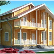 Строительство деревянных домов различных стилей. Архитектурное проектирование и дизайн помещений. фотография
