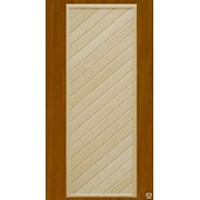Дверь деревянная из липы глухая фотография
