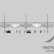 Мембранный шатер 36х6 - 182 м²