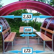 Беседки садовая Астра 2 м. Доставка по всей обл. №151-1-01