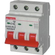 Автоматический выключатель e.mcb.stand.45.3.C16, 3р, 16А, C, 4.5 кА фото