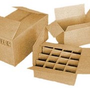 Коробки из гофрированного картона фотография