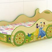 Кровать-машинка Принцесса км-420+ с нишей (матрас 190*90) фотография