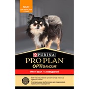 Pro Plan 100г пауч Влажный корм для взрослых собак Говядина фото
