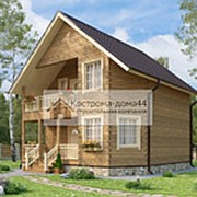 Проект Дом из бруса №42 8х8 фотография