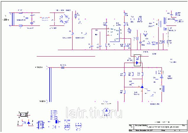 Sonar yz205 схема