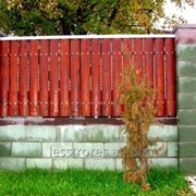 Забор деревянный 1012 фото