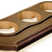 Рамка трехместная деревянная “Элегант“ (индивидуальная упаковка) серия “МЕЗОНИН“ арт GE-70703-26 фотография