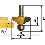 Фреза кромочная калевочная ф38.1х16, r6.4, хв.8мм (арт.9255) фото