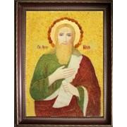 "Святой Илья" иконы и картины из янтаря возможно на заказ