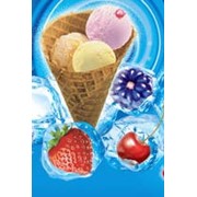 Мороженое “ Лакомка “ ванильное с джемом фото