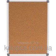 Доска пробковая Buromax 45x60см алюминиевая рамка фотография