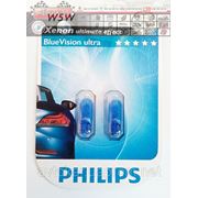 Philips BlueVision Ultra / тип лампы W5W / комплект 2шт.