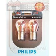 Philips SilverVision / тип лампы PY21W / комплект 2шт.