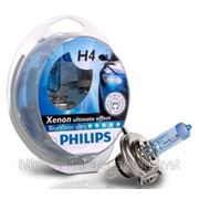 Philips Blue Vision Ultra 4000K тип лампы H4 комплект 2шт.