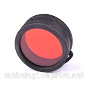 Диффузор фильтр для фонарей Nitecore NFR60 (60mm), красный фото