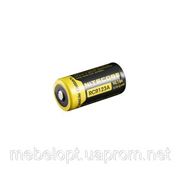 Аккумулятор литиевый Li-Ion CR123A / 16340 Nitecore 3.7V (650mAh), защищенный фото