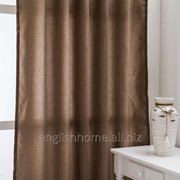 Готові штори Brady тканий виріб 130x260 світло-коричневий фото