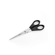 Durable Ножницы канцелярские Durable Стандарт, 15 см, закругленные концы, нержавеющая сталь Черный фото