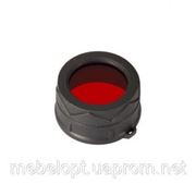 Диффузор фильтр для фонарей Nitecore NFR34 (34mm), красный фото