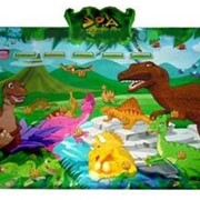Развивающий-обучающий плакат "Эра динозавров"