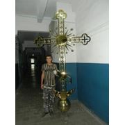 Купола, кресты, подзоры, шары, металл нитрид титана фото