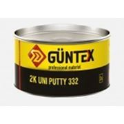 Шпатлевка автомобильная GUNTEX универсальная полиэфирная “Uni Putty“, цвет светло-коричневый, 1 кг фото