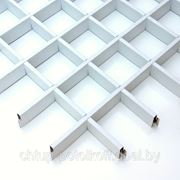 Потолки подвесные грильято Cesal  - Белый  фото