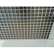 Ячеистый потолок 75х75 н=30 суперхром (зеркальный) фото