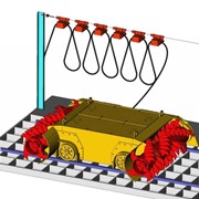 Дробильно-фрезерные машины для дробления смерзшихся материалов на решетках бункеров под вагоноопрокидывателями фото