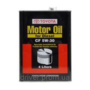 Моторное масло Toyota Motor Oil for Diesel CF 5W-30 4L (JAPAN)